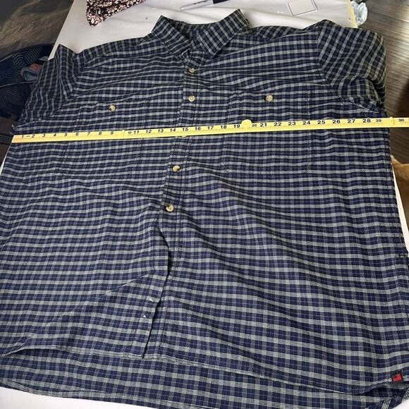 Woolrich Elite Series Tactical 2XL shirt blue check plaid long sleeve - Picture 7 of 13